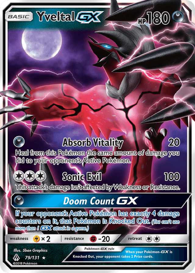 Yveltal-GX — Forbidden Light #79