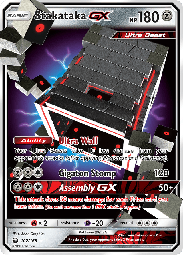Stakataka-GX — Celestial Storm #102