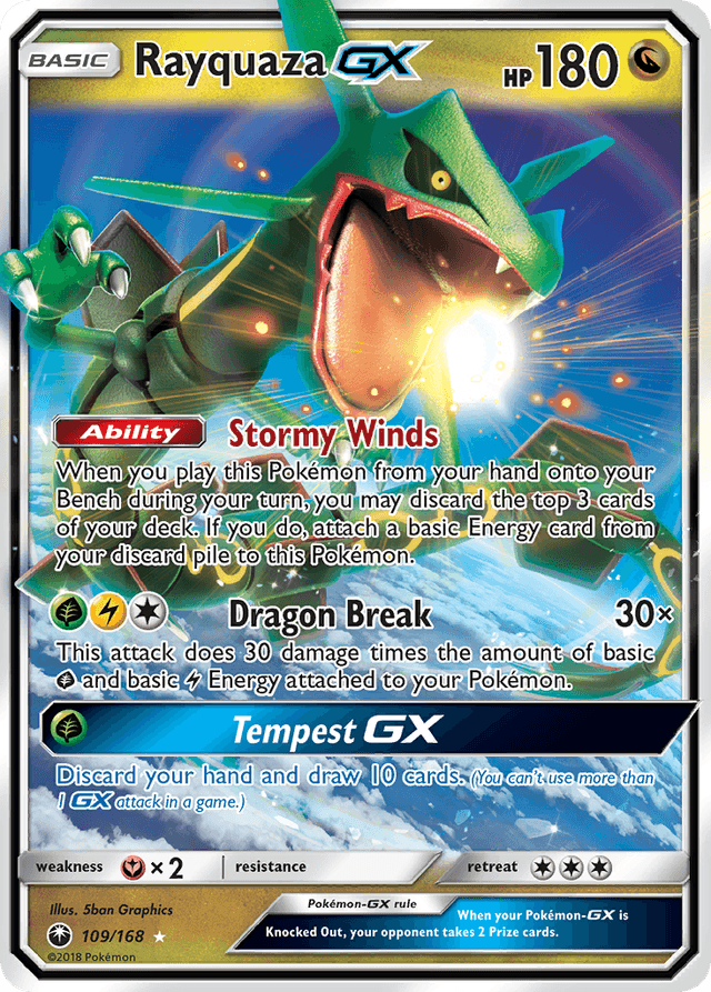Rayquaza-GX — Celestial Storm #109