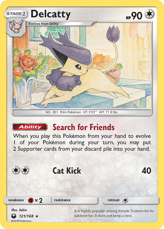 Delcatty — Celestial Storm #121