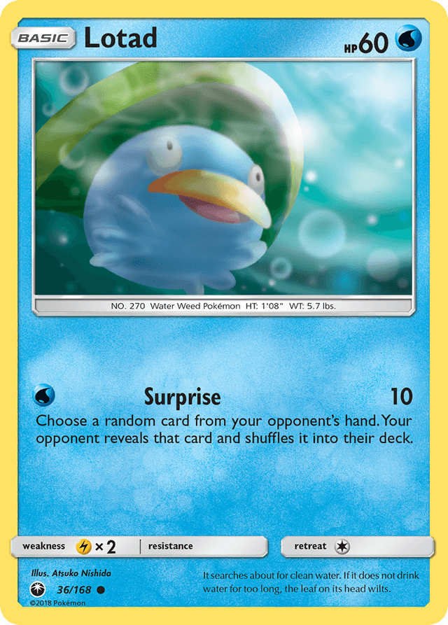 Lotad — Celestial Storm #36