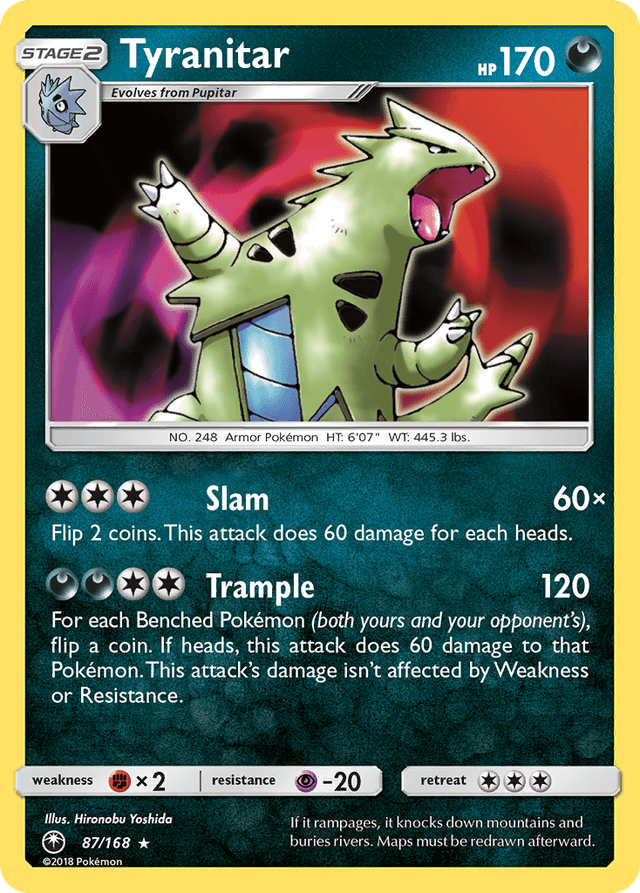 Tyranitar — Celestial Storm #87