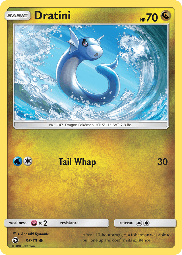 Dratini — Dragon Majesty #35