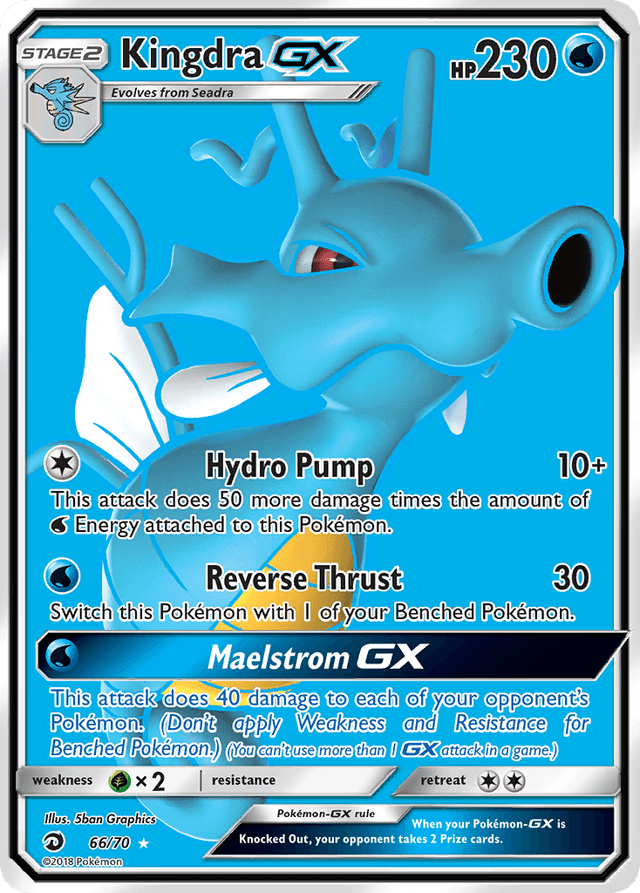 Kingdra-GX — Dragon Majesty #66