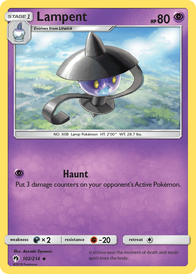 Lampent — Lost Thunder #102