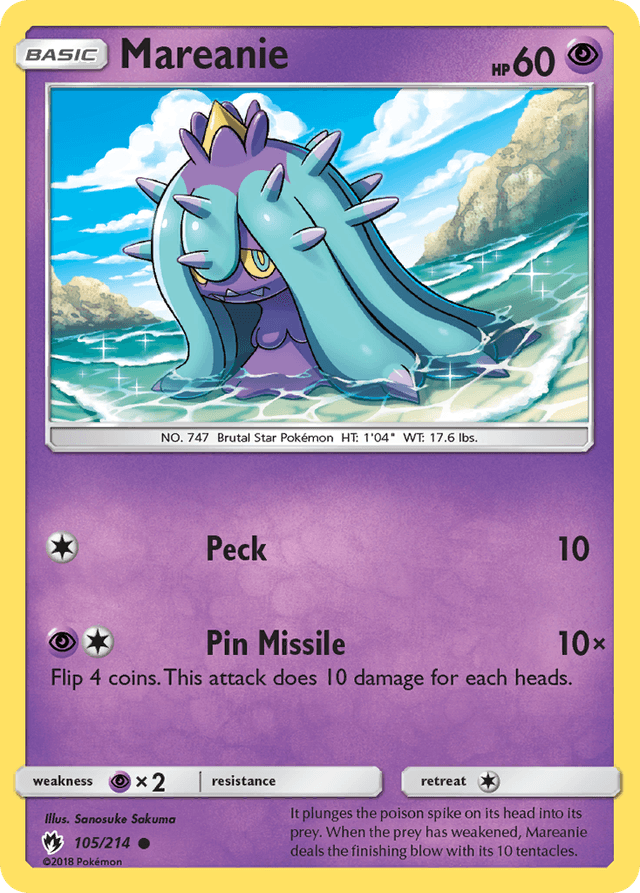 Mareanie — Lost Thunder #105