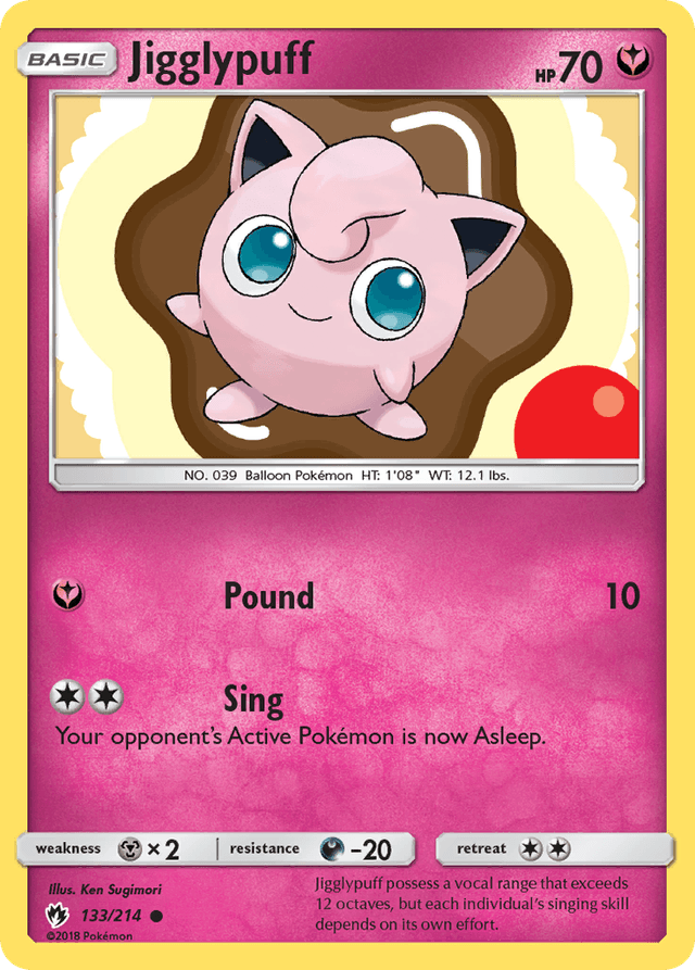 Jigglypuff — Lost Thunder #133