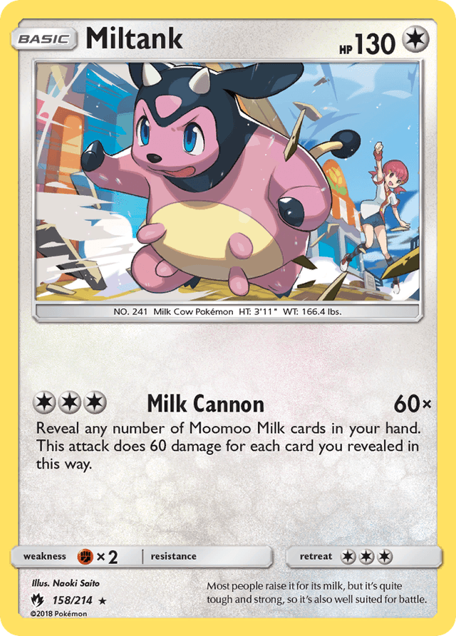 Miltank — Lost Thunder #158