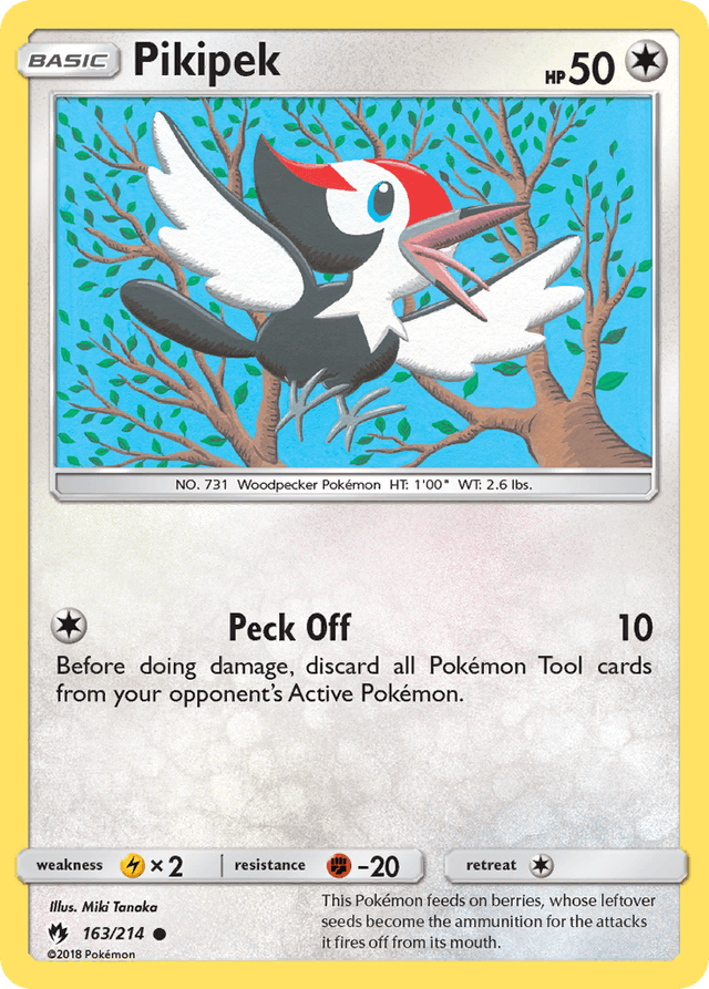 Pikipek — Lost Thunder #163