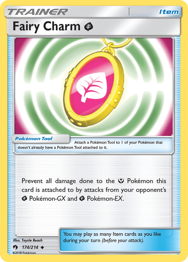 Fairy Charm Grass — Lost Thunder #174