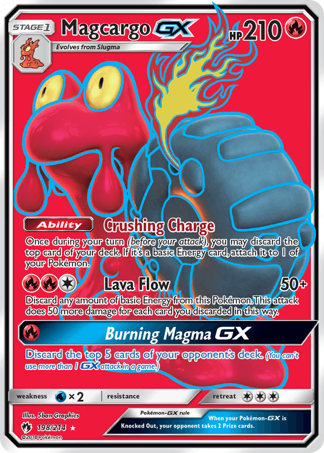 Magcargo-GX — Lost Thunder #198