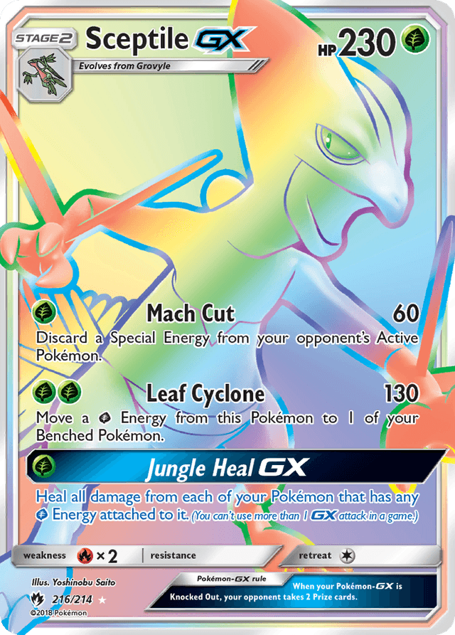 Sceptile-GX — Lost Thunder #216