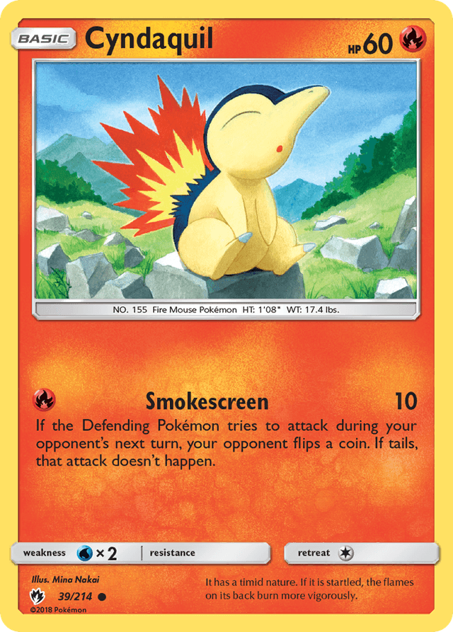 Cyndaquil — Lost Thunder #39