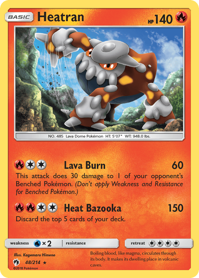 Heatran — Lost Thunder #48