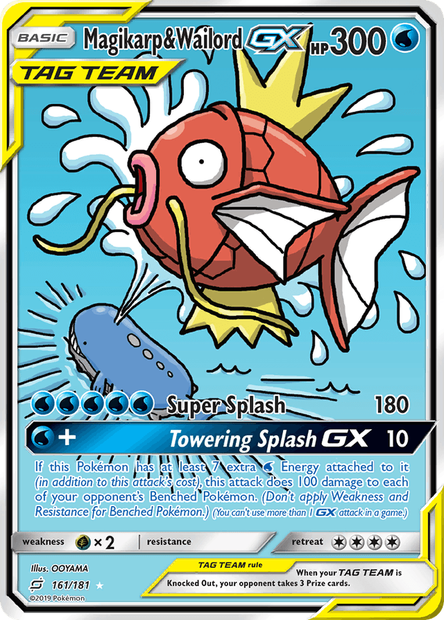 Magikarp & Wailord-GX — Team Up #161