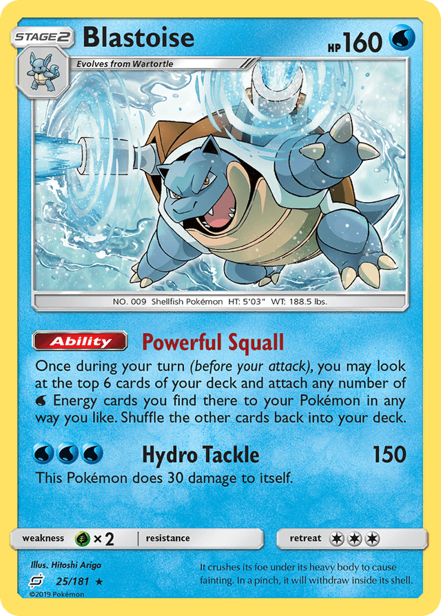 Blastoise — Team Up #25