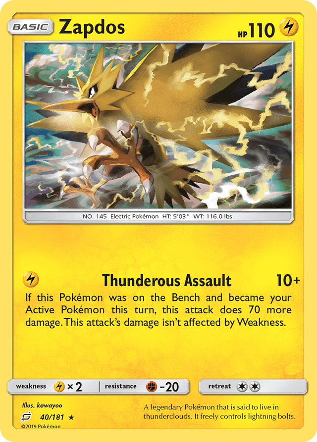 Zapdos — Team Up #40