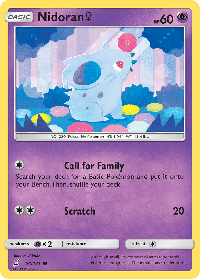 Nidoran ♀ — Team Up #54