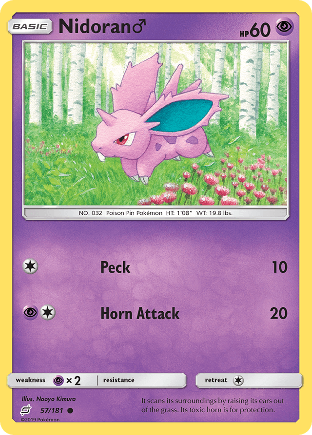 Nidoran ♂ — Team Up #57