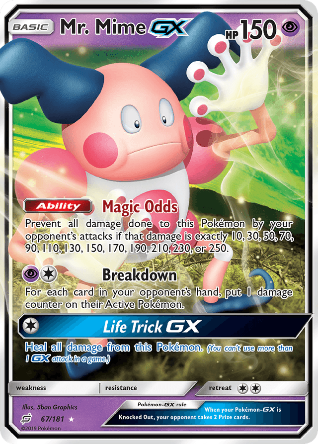 Mr. Mime-GX — Team Up #67