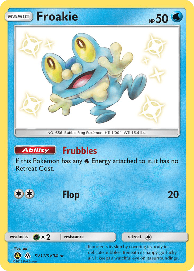 Froakie — Hidden Fates Shiny Vault #SV11
