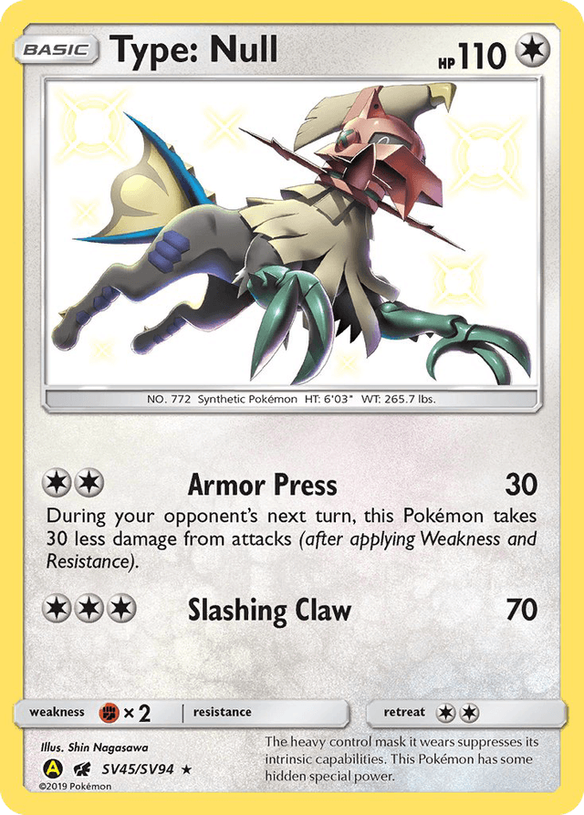Type: Null — Hidden Fates Shiny Vault #SV45