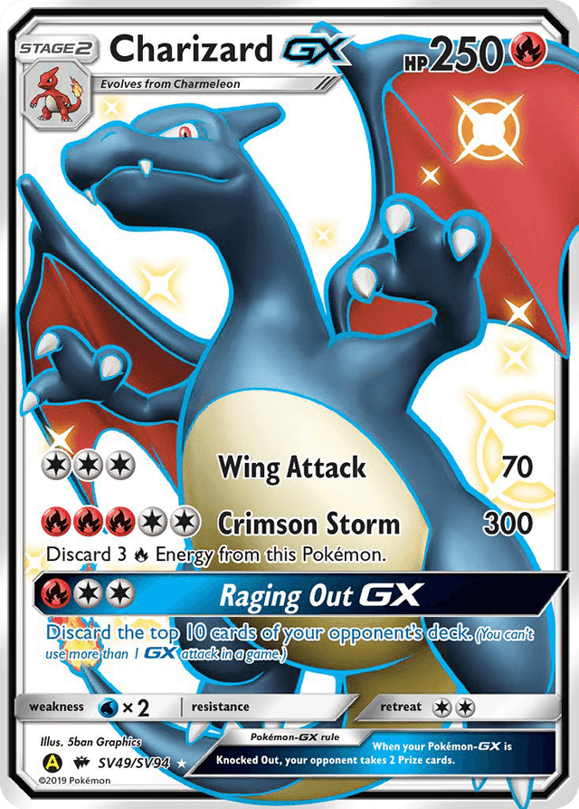 Charizard-GX — Hidden Fates Shiny Vault #SV49