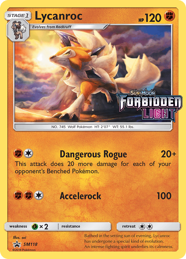 Lycanroc — SM Black Star Promos #SM118