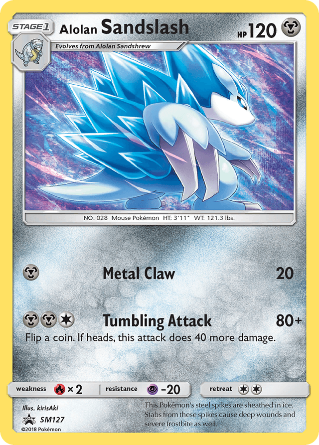 Alolan Sandslash — SM Black Star Promos #SM127