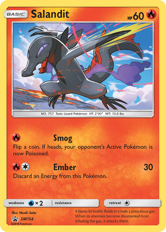 Salandit — SM Black Star Promos #SM154