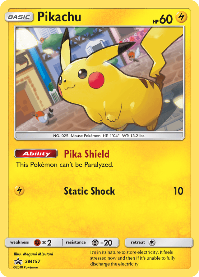 Pikachu — SM Black Star Promos #SM157