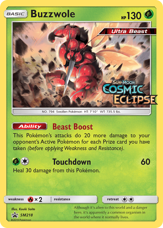 Buzzwole — SM Black Star Promos #SM218