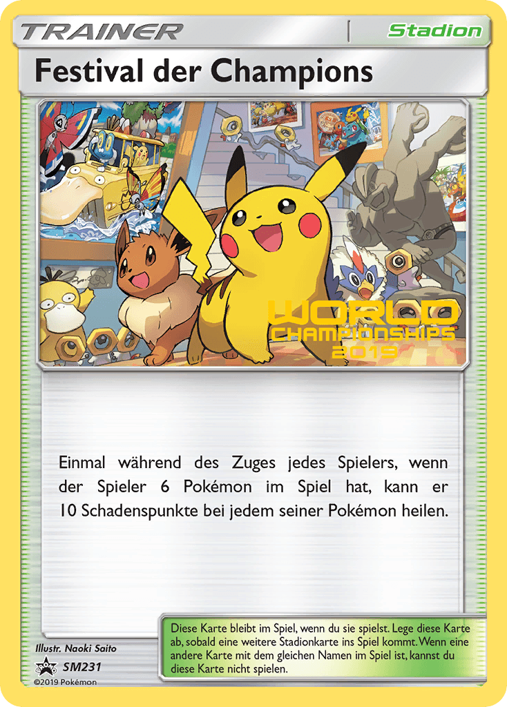 Champions Festival — SM Black Star Promos #SM231
