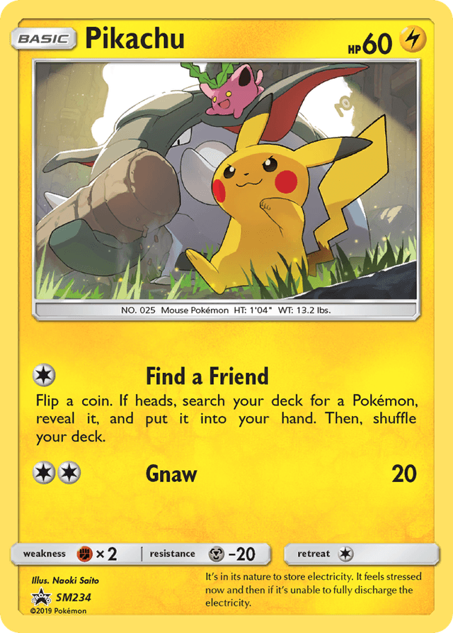 Pikachu — SM Black Star Promos #SM234