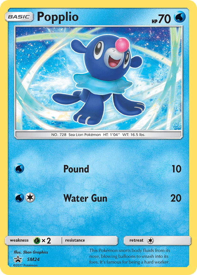 Popplio — SM Black Star Promos #SM24