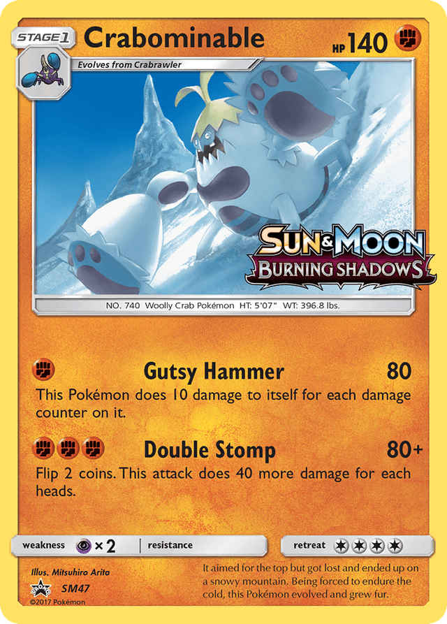 Crabominable — SM Black Star Promos #SM47