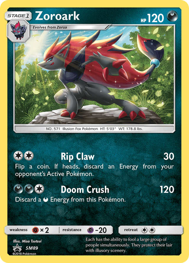 Zoroark — SM Black Star Promos #SM89