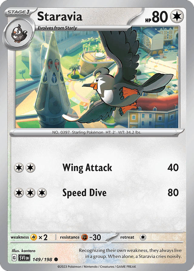 Staravia — Scarlet & Violet #149