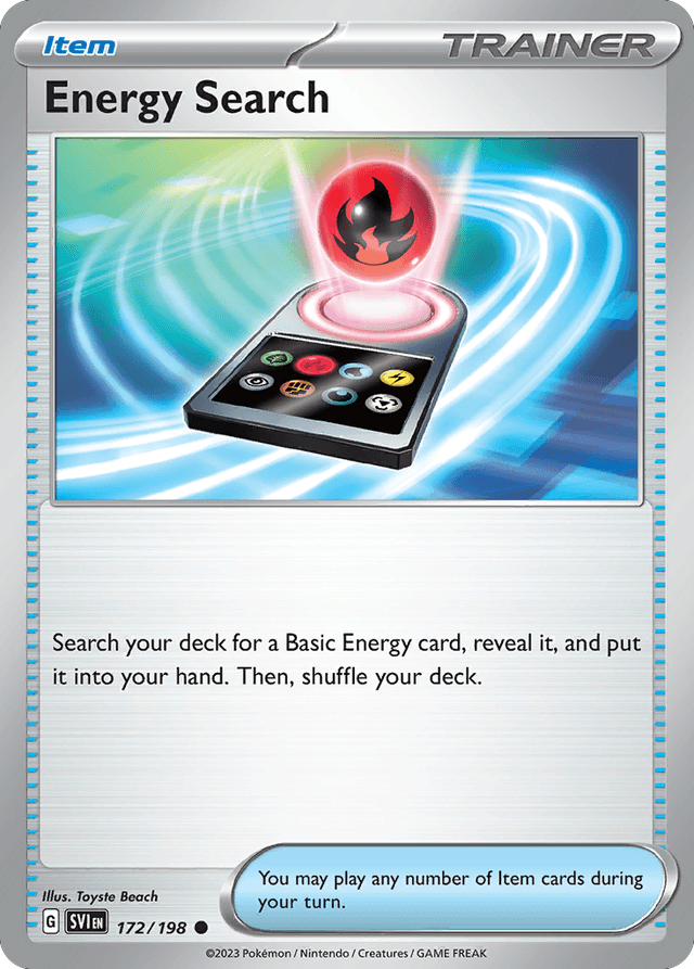 Energy Search — Scarlet & Violet #172