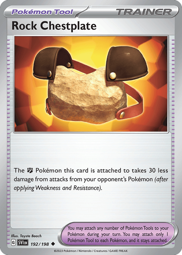 Rock Chestplate — Scarlet & Violet #192