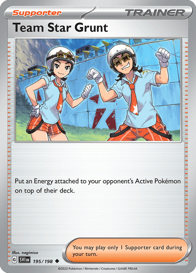 Team Star Grunt — Scarlet & Violet #195