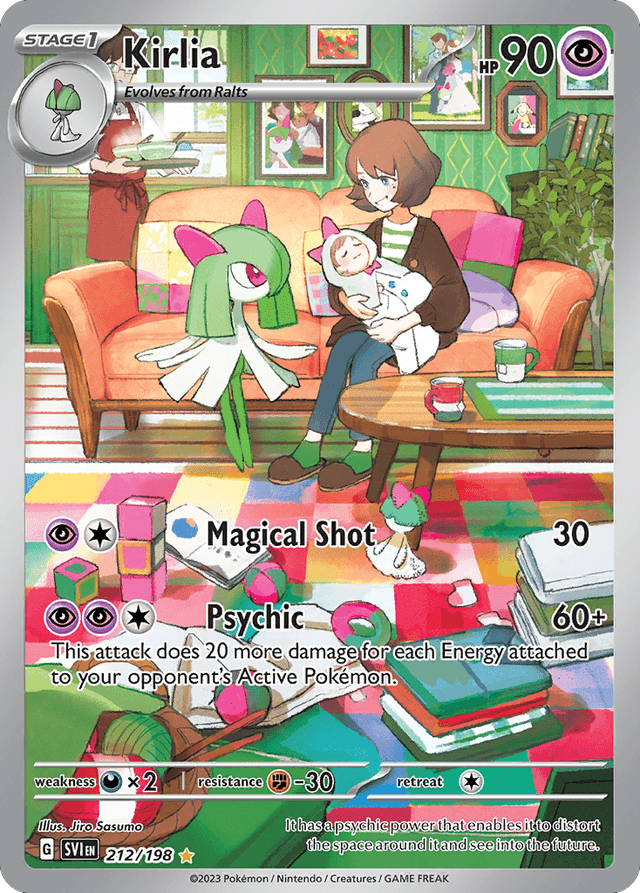 Kirlia — Scarlet & Violet #212