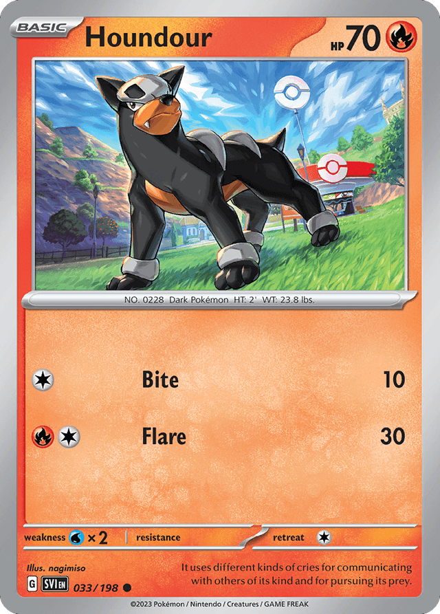 Houndour — Scarlet & Violet #33