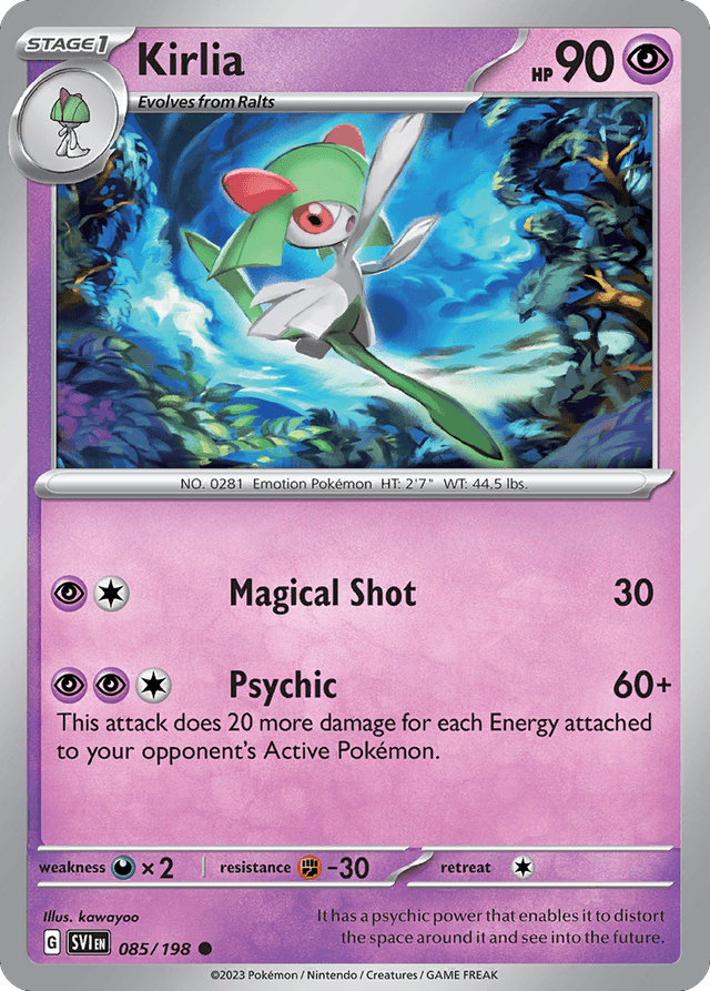 Kirlia — Scarlet & Violet #85