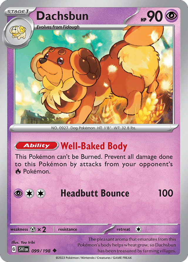 Dachsbun — Scarlet & Violet #99