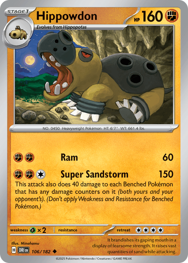 Hippowdon — Destined Rivals #106