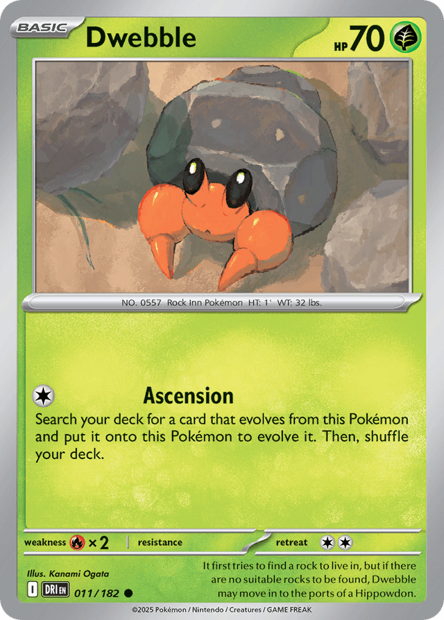 Dwebble — Destined Rivals #11