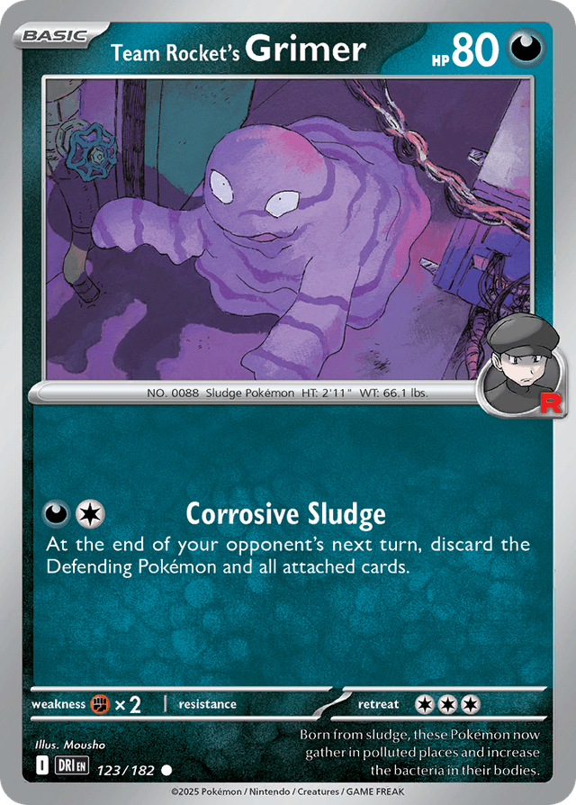 Team Rocket's Grimer — Destined Rivals #123