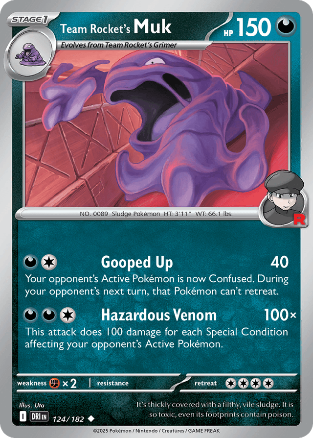 Team Rocket's Muk — Destined Rivals #124