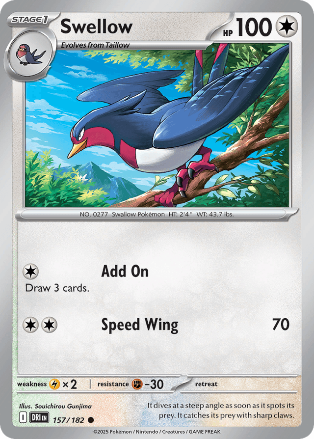 Swellow — Destined Rivals #157